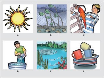 An example of full-color art from the Verbal Knowledge subtest.