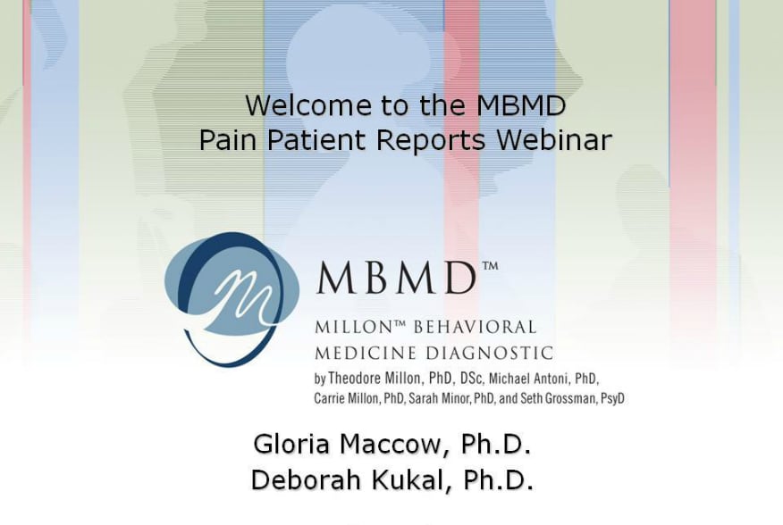 MBMD: Usage with Pain Patients