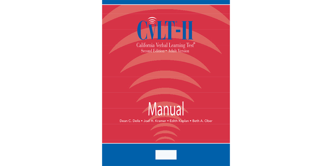 California Verbal Learning Test | Second Edition