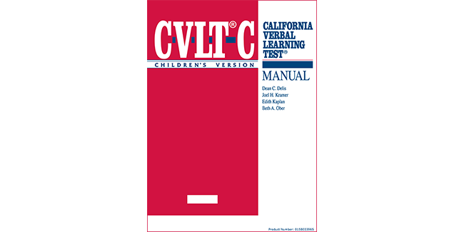 California Verbal Learning Test Children's Version