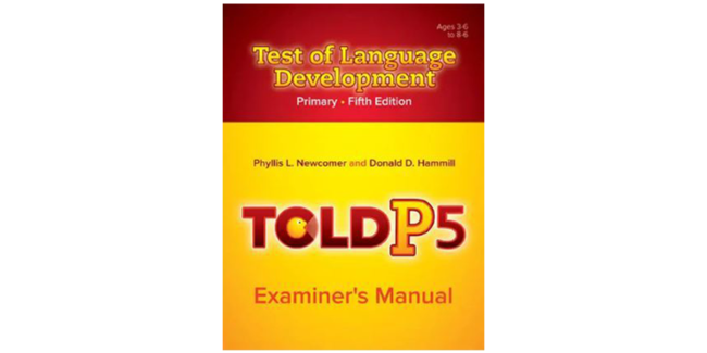 Test of Language Development-Primary: Fifth Edition