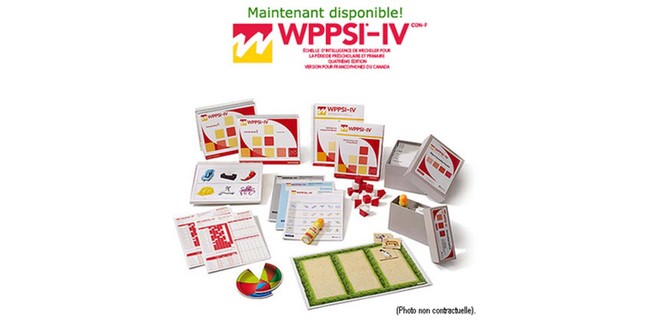 L'échelle d'intelligence de Wechsler pour la période préscolaire et primaire—Quatrième édition—Version pour francophones du Canada